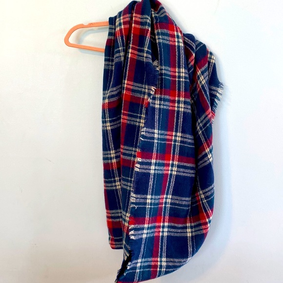 G Brand Infinity Plaid Scarf - Picture 1 of 5